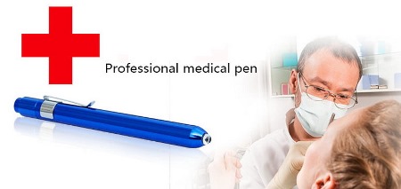 Features: 1. Aluminum outer casing with disinfectable lacquer coating 2. Simple on/off function with the metal clip 3. Metal clip attaches to physician's coat Specifications: 1. Main purposes: medical 2. Operates on 2 AAA batteries (not included) 3. Light color: yellow 4. Pen color: black/silver/blue/red/purple/green etc 5. Size: Approx. 5.43*0.49inch/13.8*1.25cm 6. Logo can be customized 7. Blister card packaging / Gift box can be customized Package Included: 1 x Medical pen ligh